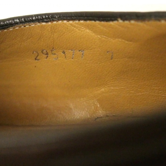 MENS GUCCI BROWN FRINGE TASSEL WINGTIP LEATHER LOAFER DRESS SHOES SZ 7M UK 7.5US main image 7